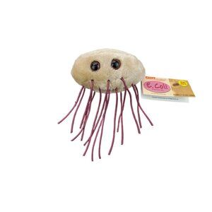 Giant Microbes E. Coli Plush Toy Educational Stuffed Microbiology Science Nurse